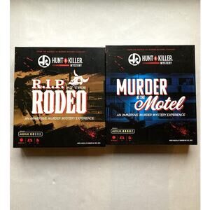 Hunt A Killer Murder Mystery Games, RIP Rodeo & Murder at the Motel
